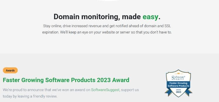 Domain Monitor Lifetime Deal