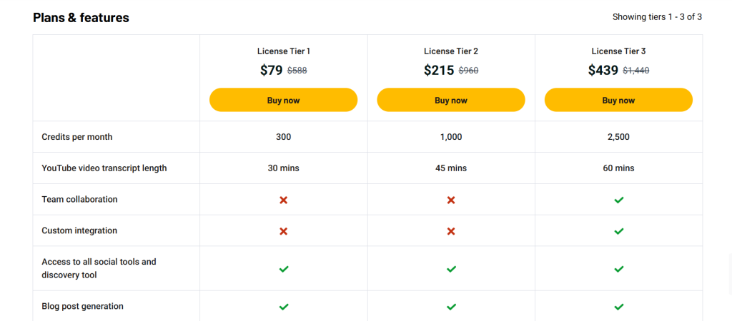 Oscr AI Pricing plans