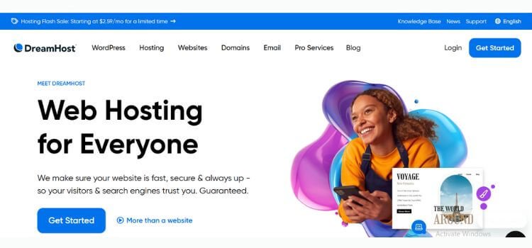 DreamHost Web Hosting Review
