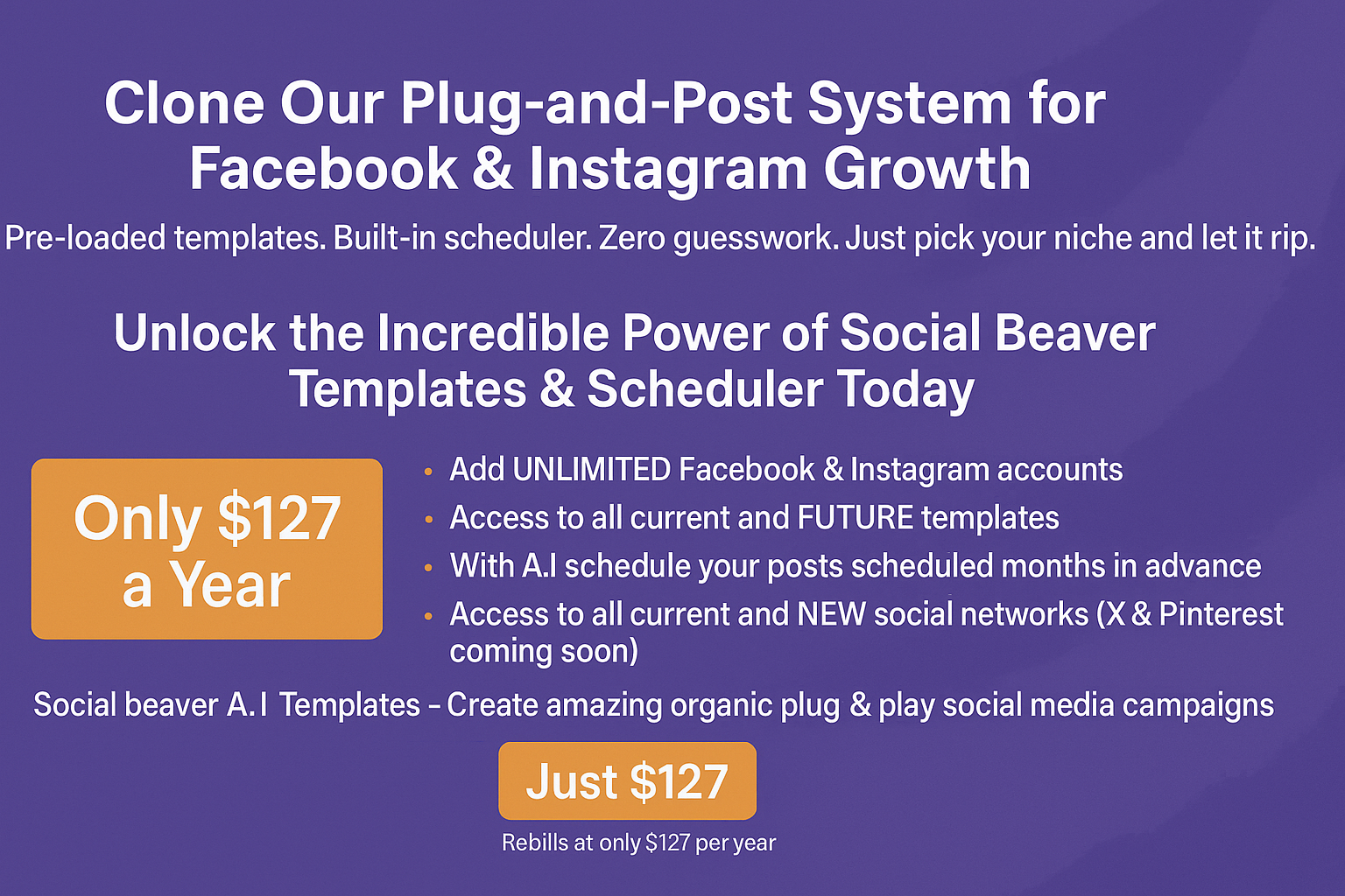 Social Beaver Templates & Scheduler Review
